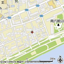 東京都大田区南六郷周辺の地図