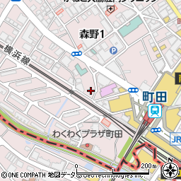 東京都町田市森野1丁目12-19周辺の地図