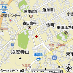 岐阜県美濃市2118-5周辺の地図