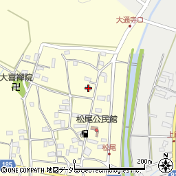 岐阜県山県市松尾318周辺の地図