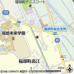 鳥取県鳥取市福部町高江56周辺の地図