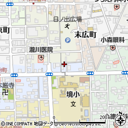 鳥取県境港市明治町7周辺の地図