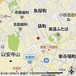 岐阜県美濃市2133周辺の地図