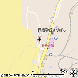 鳥取砂丘ジオパークセンター周辺の地図