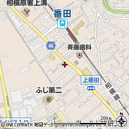 静岡中央銀行番田支店周辺の地図