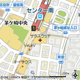 ケンタッキーフライドチキンセンター南駅サウスウッド店周辺の地図