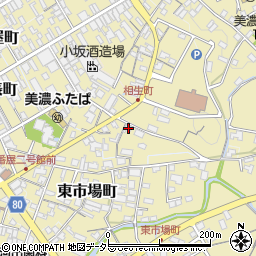 岐阜県美濃市相生町2487周辺の地図