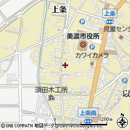 岐阜県美濃市1264周辺の地図