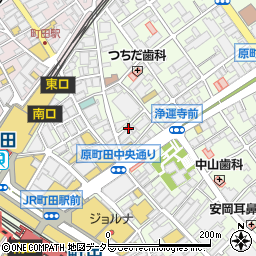 東京都町田市原町田6丁目周辺の地図