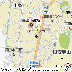岐阜県美濃市1340周辺の地図