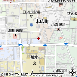 鳥取県境港市明治町1周辺の地図