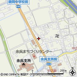 中之郷駅跡周辺の地図