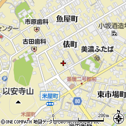 岐阜県美濃市2132周辺の地図