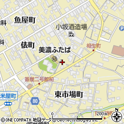 岐阜県美濃市2484周辺の地図