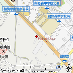 前田道路株式会社　相模原営業所周辺の地図