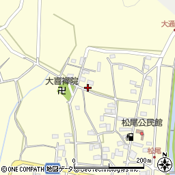 岐阜県山県市松尾346周辺の地図