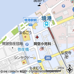 島根銀行境支店周辺の地図