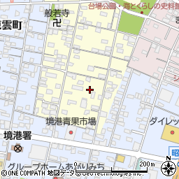 鳥取県境港市花町114-2周辺の地図