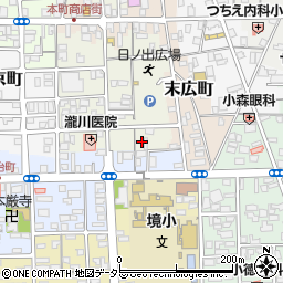 鳥取県境港市日ノ出町66周辺の地図