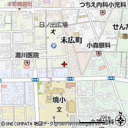 鳥取県境港市末広町122周辺の地図