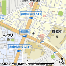 吉野家 １号線川崎遠藤町店周辺の地図