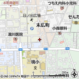 鳥取県境港市末広町121周辺の地図