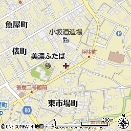 岐阜県美濃市相生町2485周辺の地図