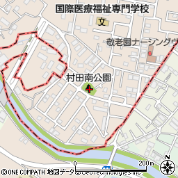 村田南公園周辺の地図