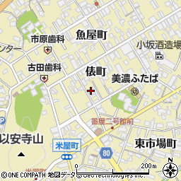岐阜県美濃市2142周辺の地図