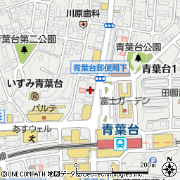 臨海セミナー青葉台校周辺の地図