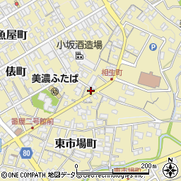 岐阜県美濃市2486-14周辺の地図