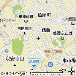 岐阜県美濃市2118-31周辺の地図