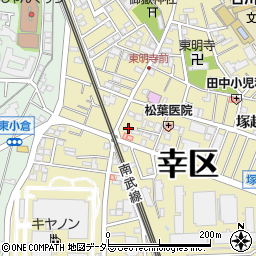 川崎教会周辺の地図