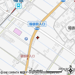 セブンイレブン東金福俵店周辺の地図