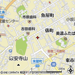 岐阜県美濃市2118-37周辺の地図