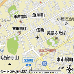 岐阜県美濃市2145周辺の地図