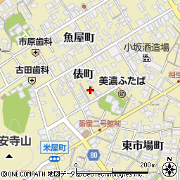 岐阜県美濃市2167-6周辺の地図