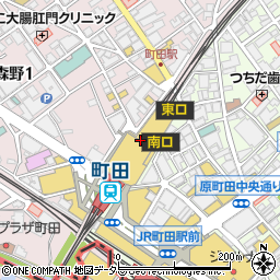 小田急百貨店町田店周辺の地図