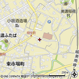 岐阜県美濃市相生町2467周辺の地図