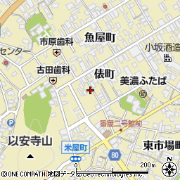 岐阜県美濃市2127周辺の地図