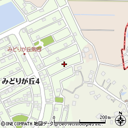 千葉県大網白里市みどりが丘4丁目46周辺の地図