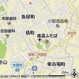 岐阜県美濃市2178周辺の地図