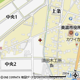岐阜県美濃市837周辺の地図