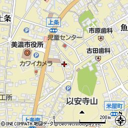 岐阜県美濃市2050周辺の地図