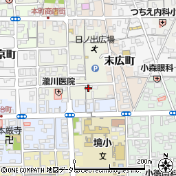 鳥取県境港市日ノ出町69周辺の地図