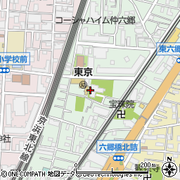 東京都大田区仲六郷4丁目6周辺の地図