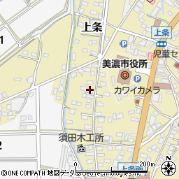 岐阜県美濃市1250-2周辺の地図