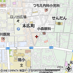 鳥取県境港市末広町19周辺の地図