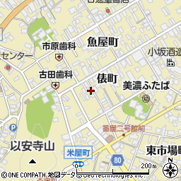 岐阜県美濃市2126周辺の地図