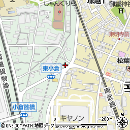 読売センター　新川崎店周辺の地図